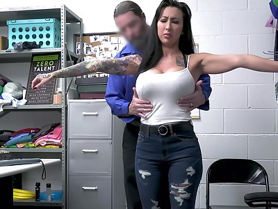 Tattooed MILF Lily Lane gets fucked hard around the office. HD vide